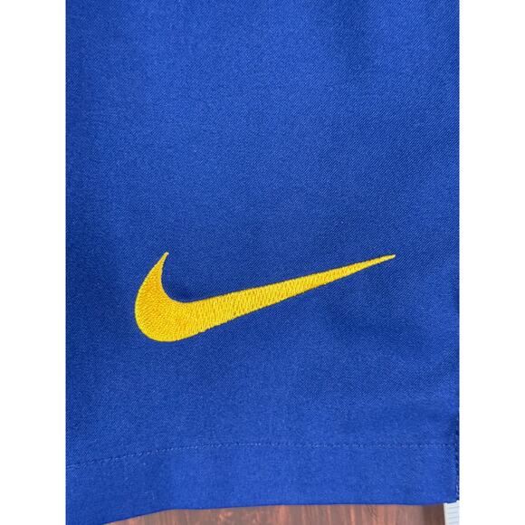 Nike FC Barcelona‎ Woven Soccer Futbol Activewear Shorts Blue Mens Small 2011/12 - Picture 6 of 8
